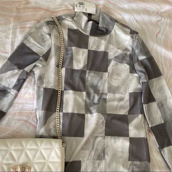 Mesh midi dress - Picture 3 of 3